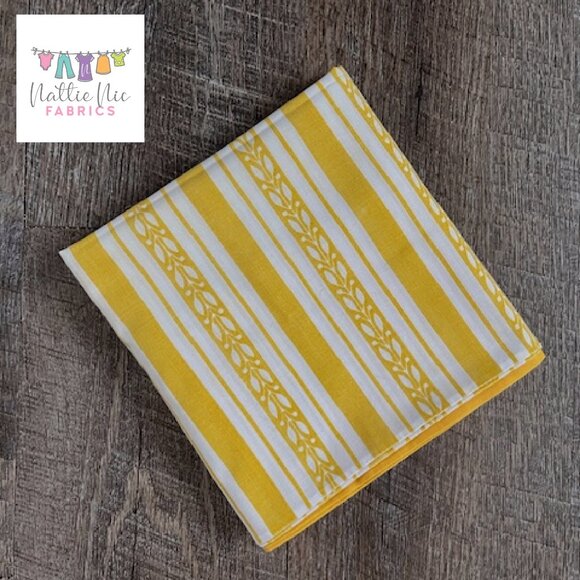 Vintage Harvest Gold Striped‎ Pillowcase by Utica Stevens - Picture 2 of 6